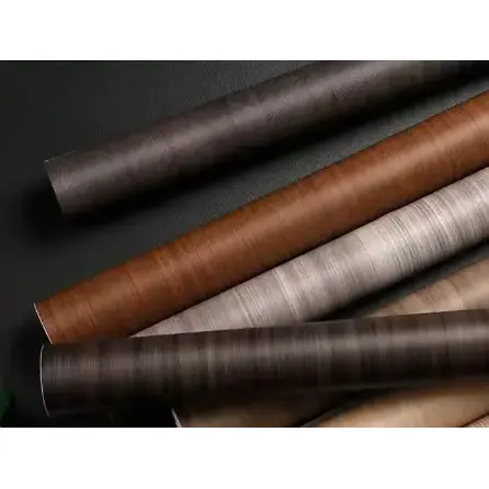 Ifenisha Foils Roll Wood Ukuhlobisa Amafilimu we-PVC wokuhlobisa ama-PVC